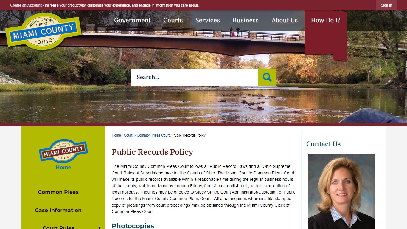 Public Records Policy | Miami County, OH - Official Website